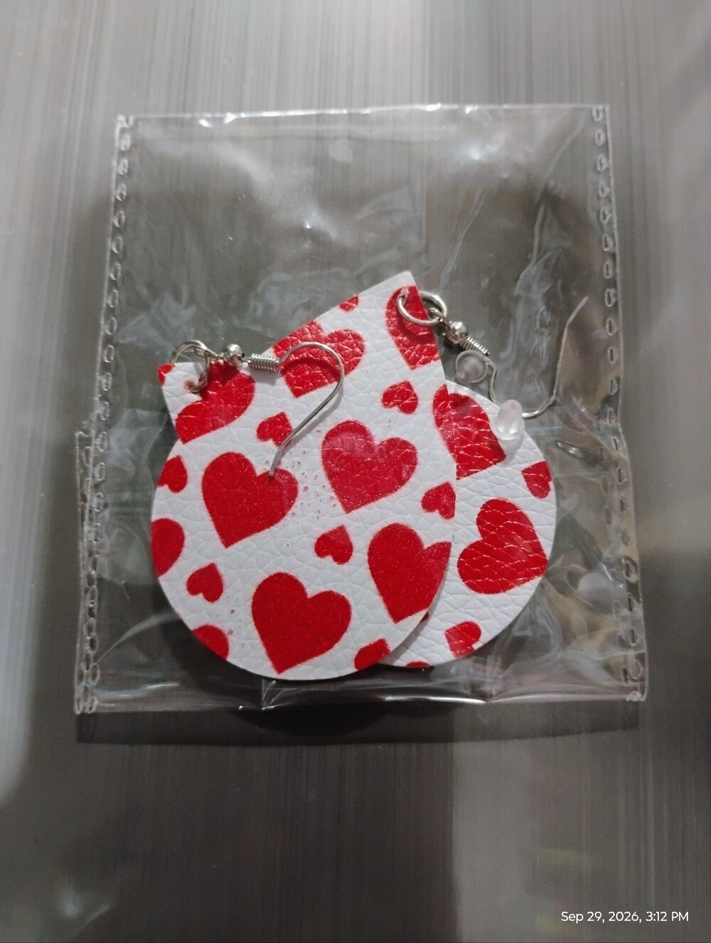 ❣️Heart Print Earrings